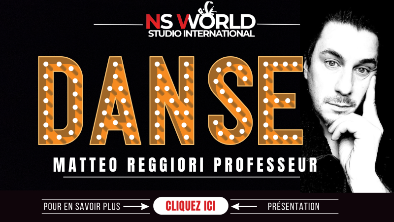 MATTEO REGGIORI, PROFESSEUR DE DANSE, COURS DE DANSE, ÉCOLE DE COMÉDIE MUSICALE, FORMATION DANSEUR