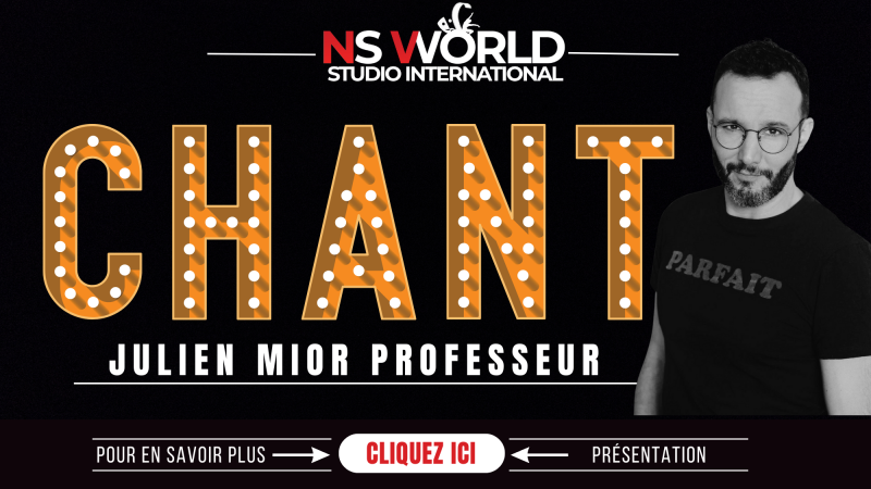 JULIEN MIOR, cours de chant professionnel, technique de chant et interprétation, école de comédie musicale