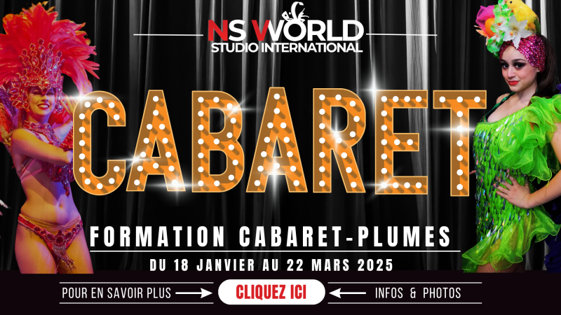 Découvrez notre nouvelle formation Cabaret Plumes