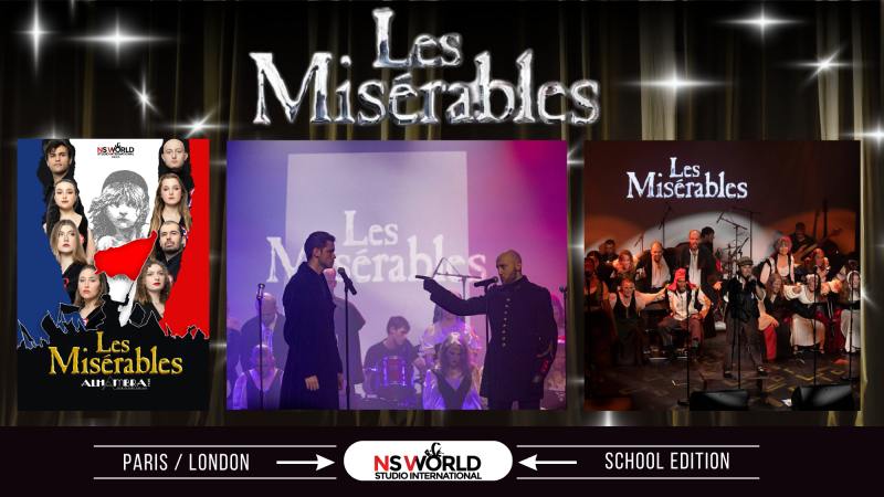 CONCERT LES MISÉRABLES, formation scène, musiciens live, comédie musicale Paris centre