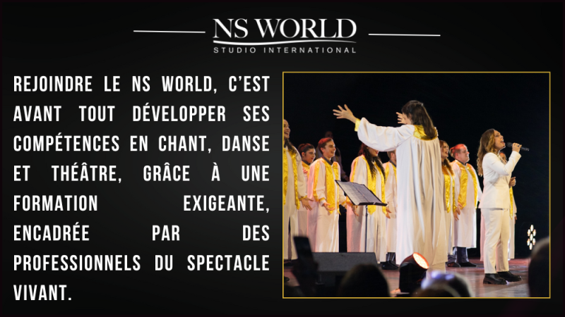 LES ÉLÈVES SEMI-PRO DE NS WORLD SUR LA SCÈNE DE LA SEINE MUSICALE : UNE IMPLICATION AU SERVICE DU SPECTACLE