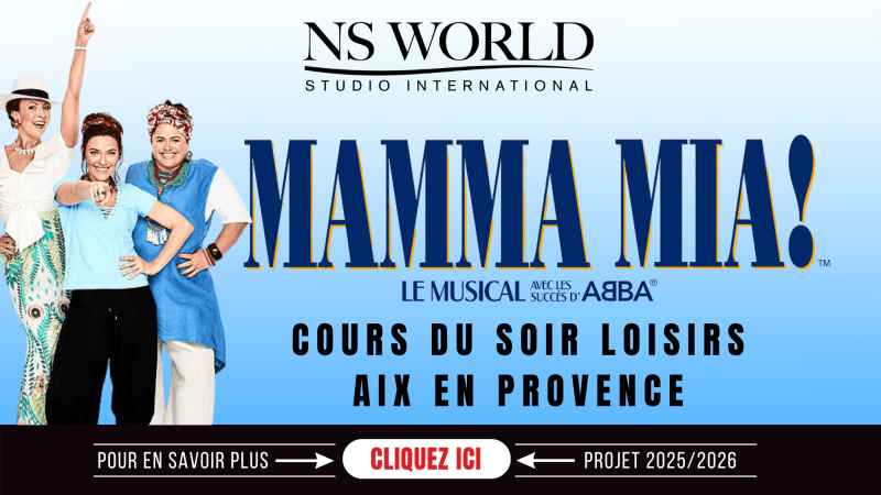 MAMMA MIA - COURS DE COMEDIE MUSICALE ADULTES CHANT DANSE THEATRE AIX EN PCE