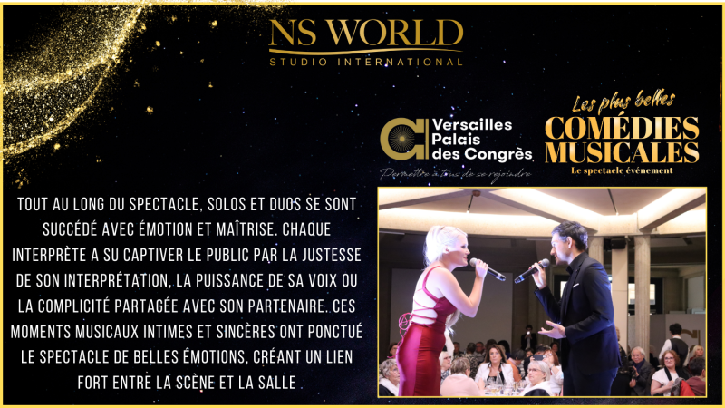 LA FORMATION TEMPS PARTIEL EN COMÉDIE MUSICALE À VERSAILLES : UN HOMMAGE AUX PLUS BELLES COMÉDIES MUSICALES