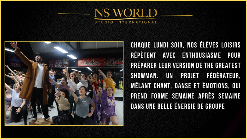 The Greatest Showman : nos élèves loisirs prêts à enchanter le Palais des Glaces