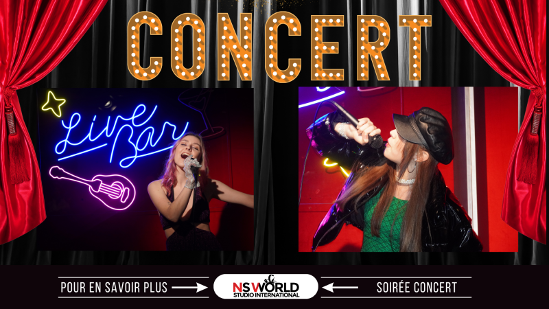 Un Concert Inoubliable des Élèves de l'École de Comédie Musicale NSWORLD au Livebar de Paris Bercy