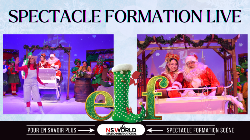 Elf un noël de géant, se former à devenir artiste pluridisciplinaire, chant, danse, théâtre, On stage formation Paris