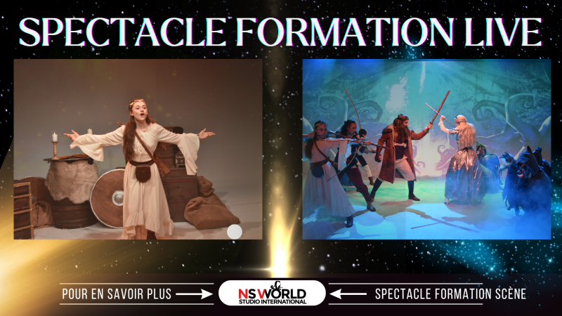 Narnia l'aventure musicale, formation pro chant tournage court métrage, danse, métier artistique Paris 13