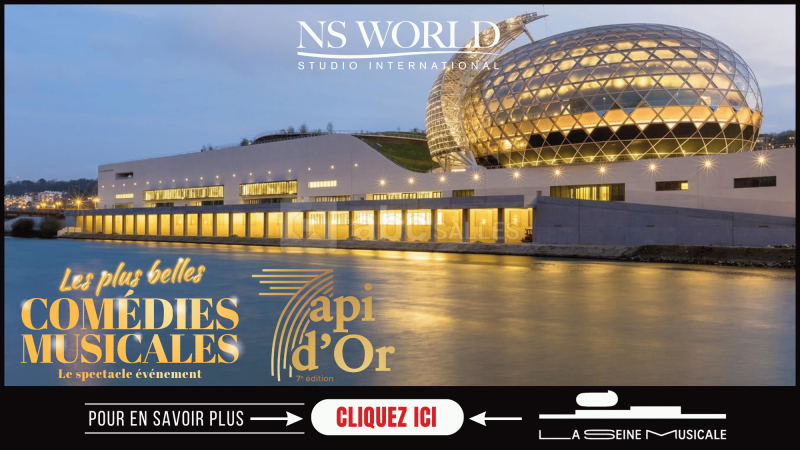 RETOUR SUR LA CÉRÉMONIE DES API D’OR À LA SEINE MUSICALE : 120 ARTISTES SUR SCÈNE POUR UN SPECTACLE DE COMÉDIE MUSICALE À PARIS 75013