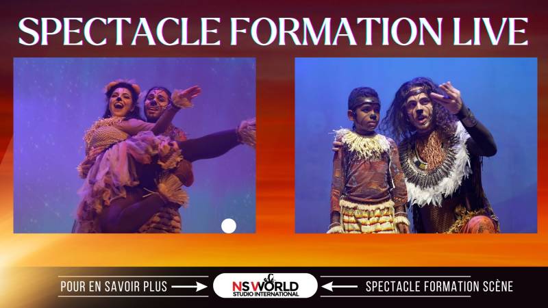 Formation scène - comédie musicale - La légende du lion - tournée Paris Ile de France, Maison Alfort, Vitry sur scène