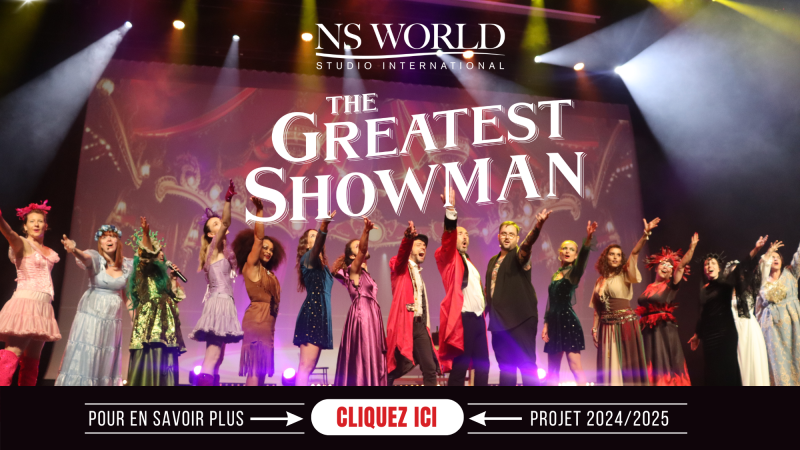 COURS DE COMEDIE MUSICALE 2024/2025 : RETOUR SUR LE SPECTACLE THE GREATEST SHOWMAN AIX EN PCE