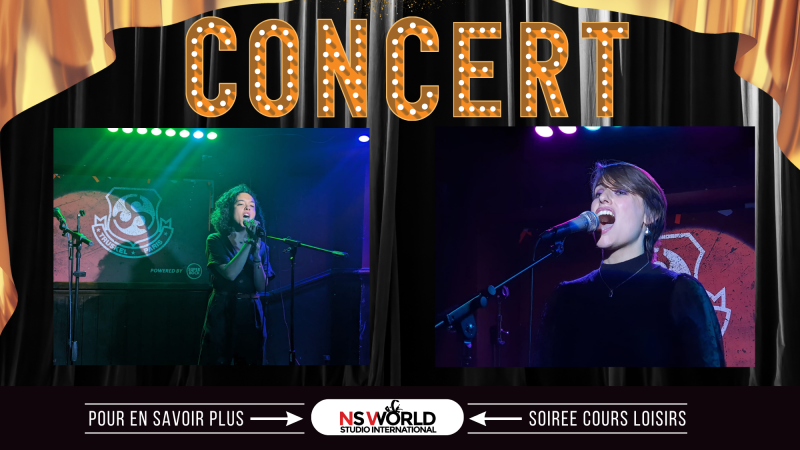 Soirée concert cours loisirs