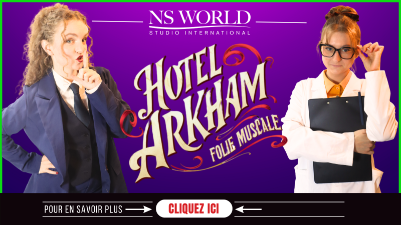 De la passion à la profession : ces artistes formés au NS WORLD brillent dans HOTEL ARKHAM