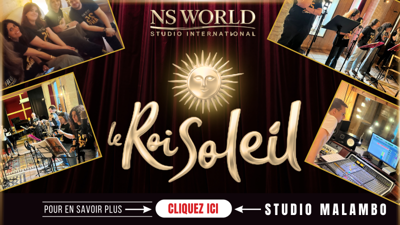 LES COURS LOISIRS NS WORLD ENREGISTRENT LE ROI SOLEIL AU STUDIO MALAMBO