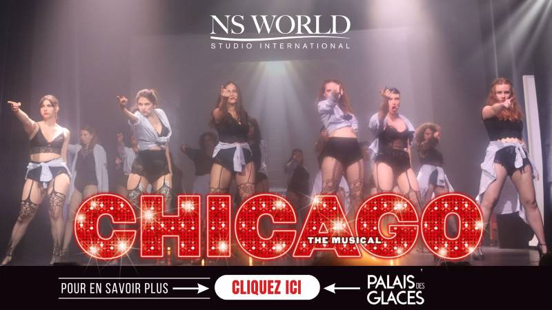 Des ateliers loisirs comédie musicale au spectacle CHICAGO sur scène au Palais des Glaces