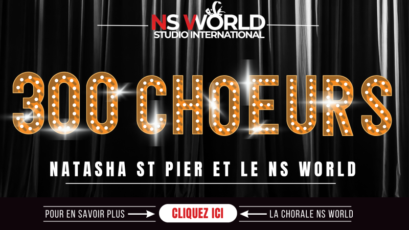 Emission les 300 choeurs, la formation pro Paris chante aux côtés d'artistes, Natasha St Pier, Ile de France, Tolbiac, porte Italie